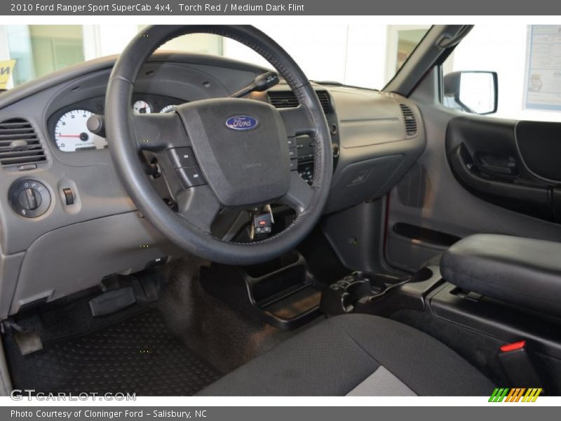 Torch Red / Medium Dark Flint 2010 Ford Ranger Sport SuperCab 4x4