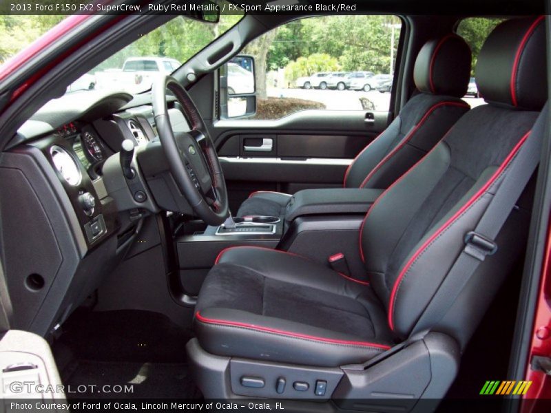Front Seat of 2013 F150 FX2 SuperCrew