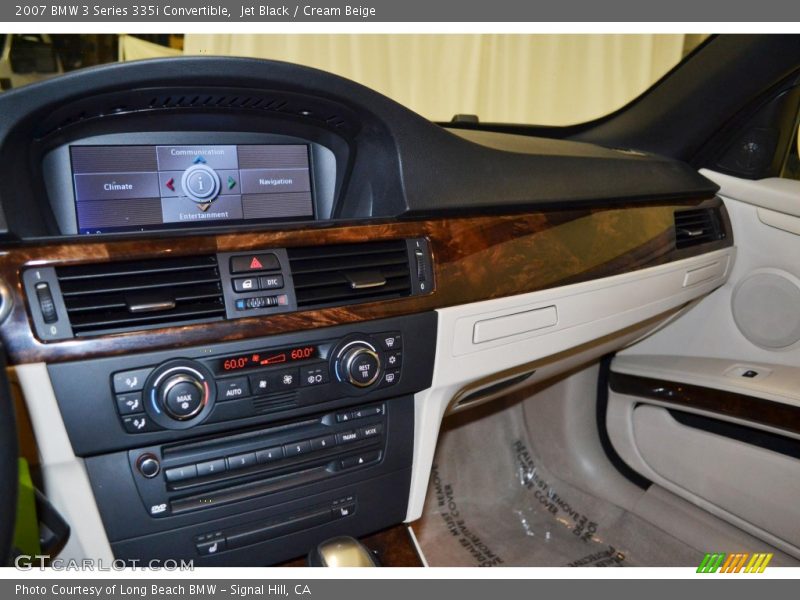 Jet Black / Cream Beige 2007 BMW 3 Series 335i Convertible