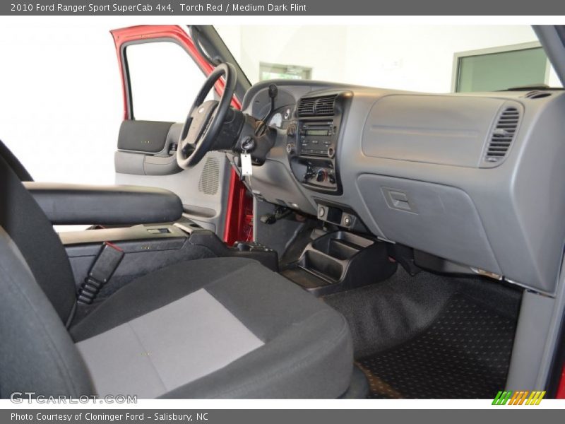 Torch Red / Medium Dark Flint 2010 Ford Ranger Sport SuperCab 4x4