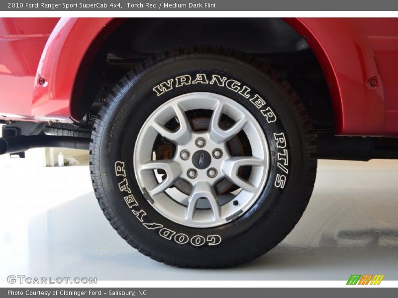 Torch Red / Medium Dark Flint 2010 Ford Ranger Sport SuperCab 4x4