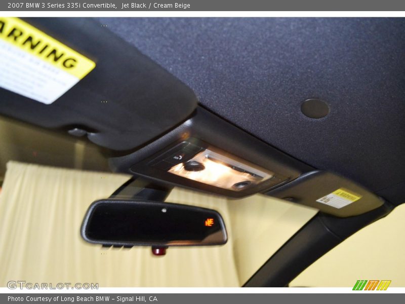 Jet Black / Cream Beige 2007 BMW 3 Series 335i Convertible