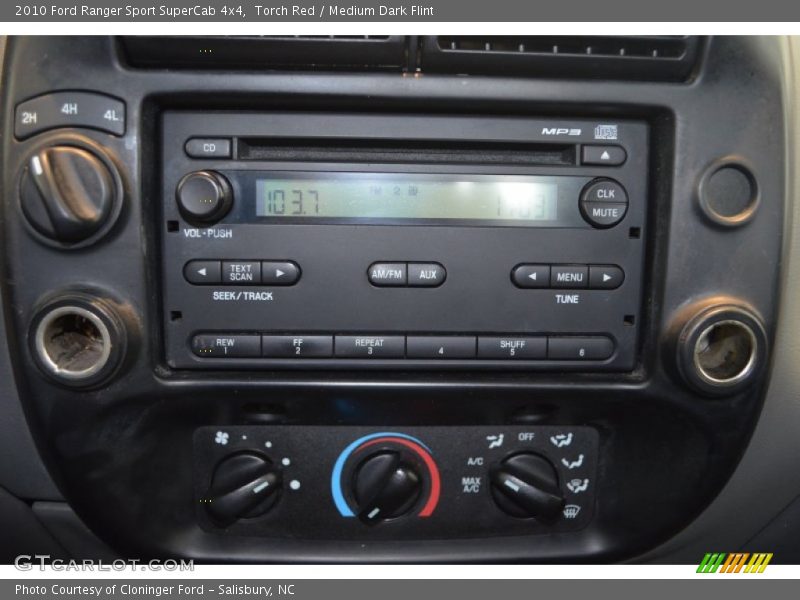 Torch Red / Medium Dark Flint 2010 Ford Ranger Sport SuperCab 4x4