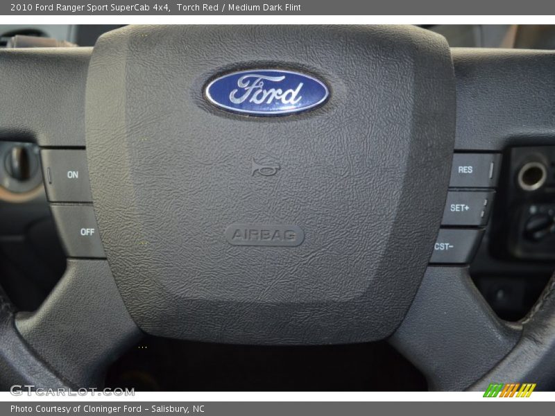 Torch Red / Medium Dark Flint 2010 Ford Ranger Sport SuperCab 4x4