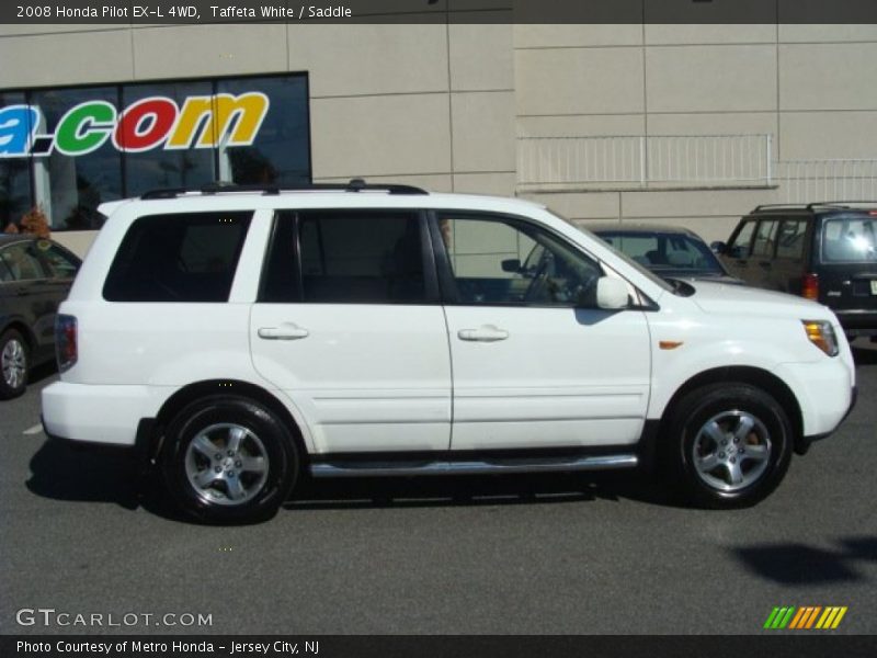 Taffeta White / Saddle 2008 Honda Pilot EX-L 4WD