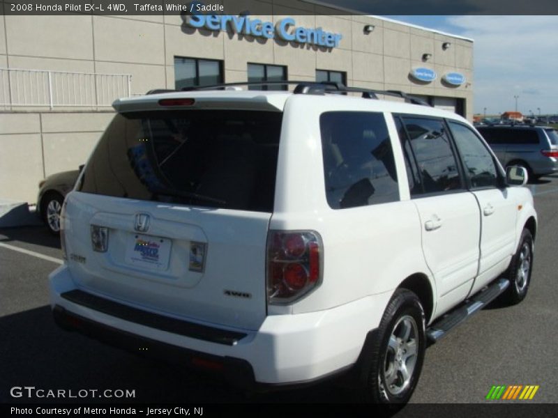 Taffeta White / Saddle 2008 Honda Pilot EX-L 4WD