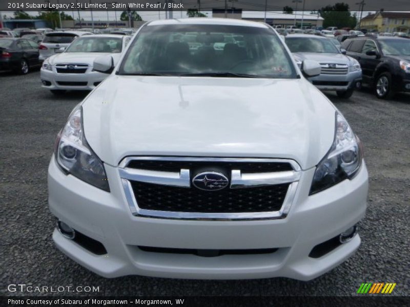 Satin White Pearl / Black 2014 Subaru Legacy 2.5i Limited