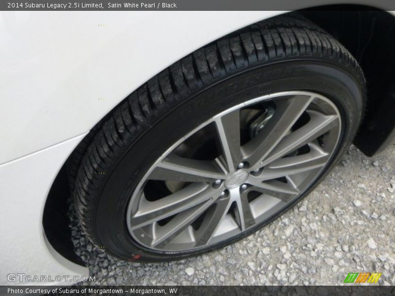 Satin White Pearl / Black 2014 Subaru Legacy 2.5i Limited