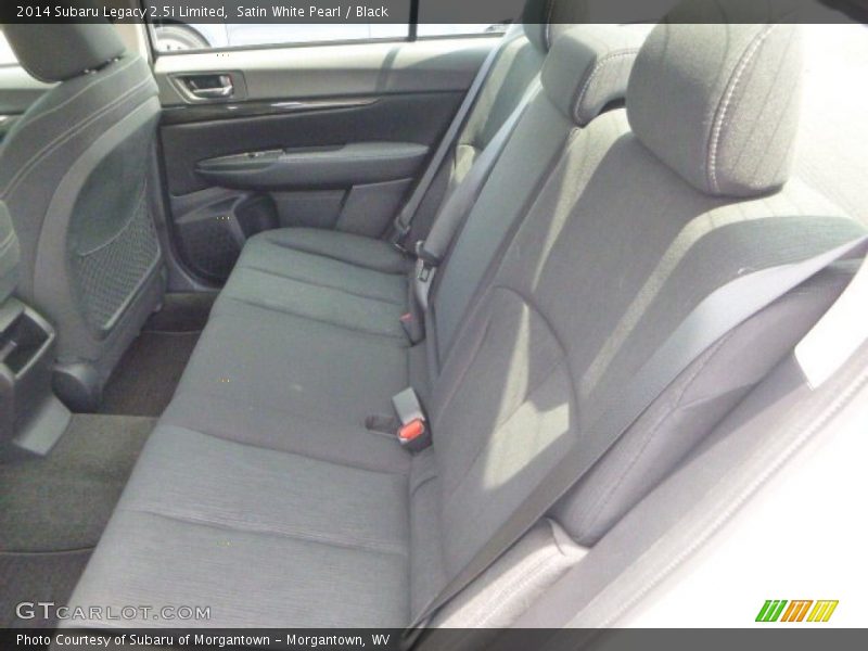 Rear Seat of 2014 Legacy 2.5i Limited