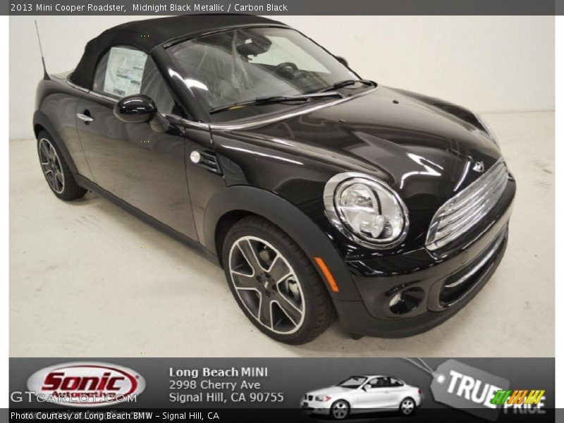 Midnight Black Metallic / Carbon Black 2013 Mini Cooper Roadster