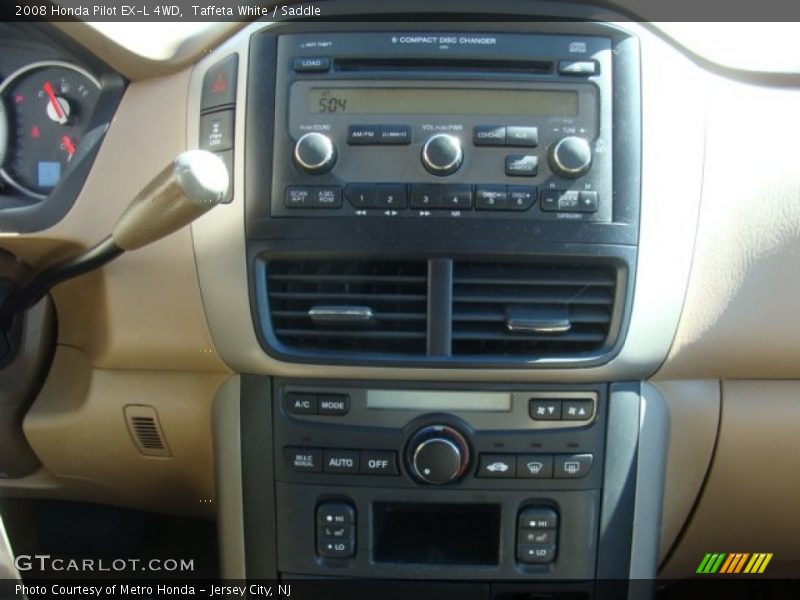 Taffeta White / Saddle 2008 Honda Pilot EX-L 4WD
