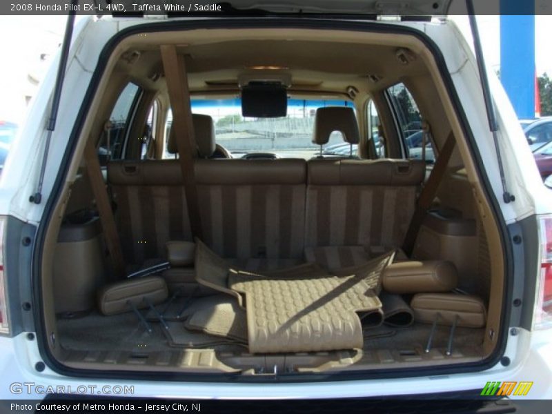 Taffeta White / Saddle 2008 Honda Pilot EX-L 4WD