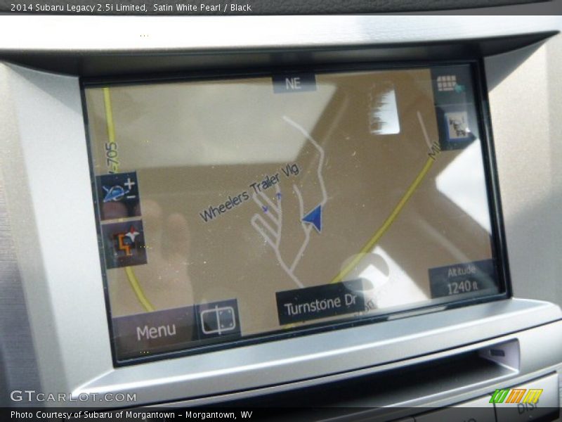 Navigation of 2014 Legacy 2.5i Limited