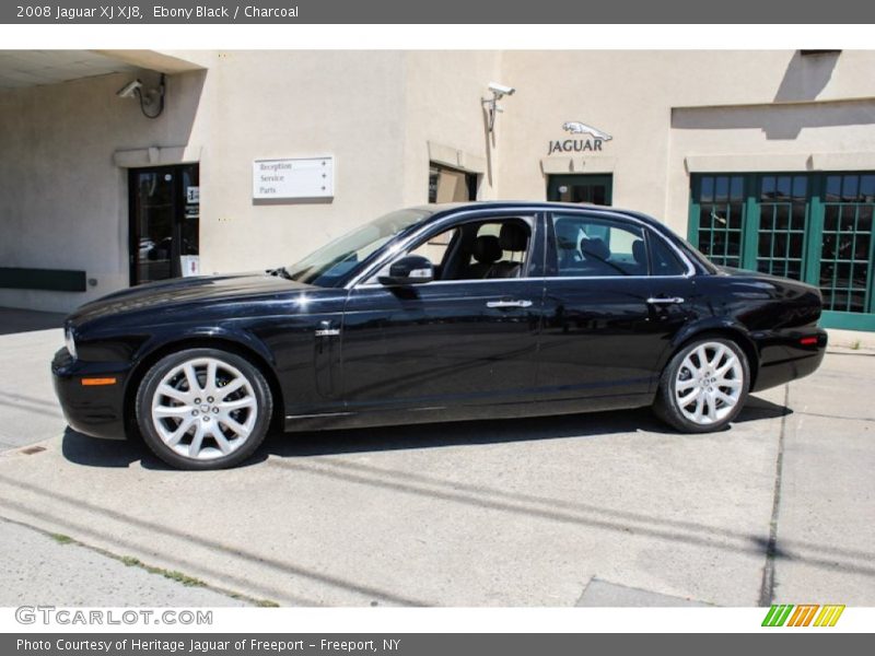 Ebony Black / Charcoal 2008 Jaguar XJ XJ8