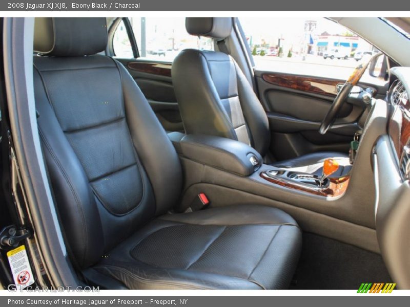 Ebony Black / Charcoal 2008 Jaguar XJ XJ8
