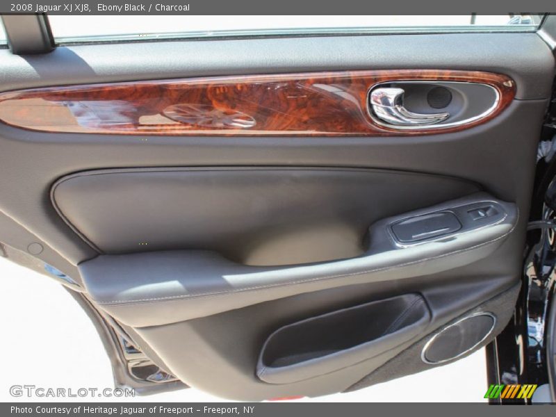 Ebony Black / Charcoal 2008 Jaguar XJ XJ8