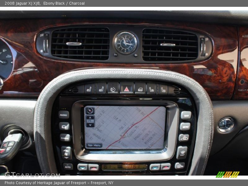 Ebony Black / Charcoal 2008 Jaguar XJ XJ8