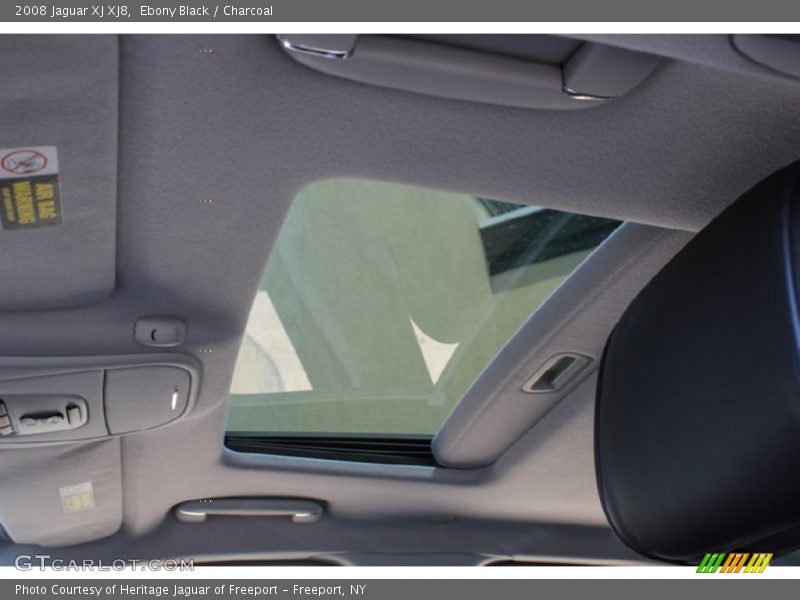 Ebony Black / Charcoal 2008 Jaguar XJ XJ8