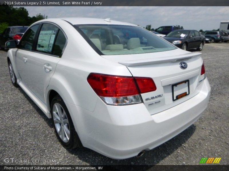 Satin White Pearl / Ivory 2014 Subaru Legacy 2.5i Limited