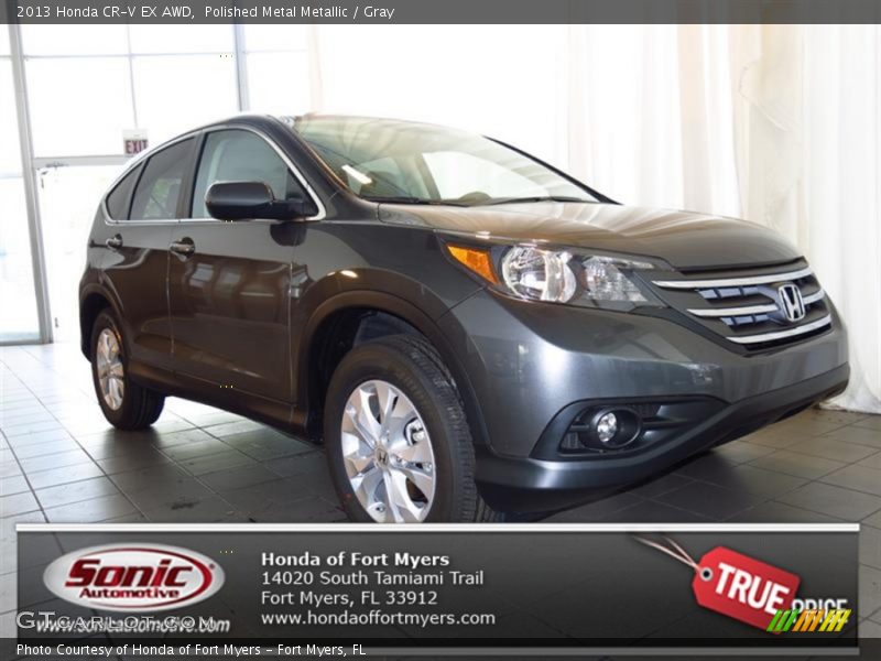 Polished Metal Metallic / Gray 2013 Honda CR-V EX AWD