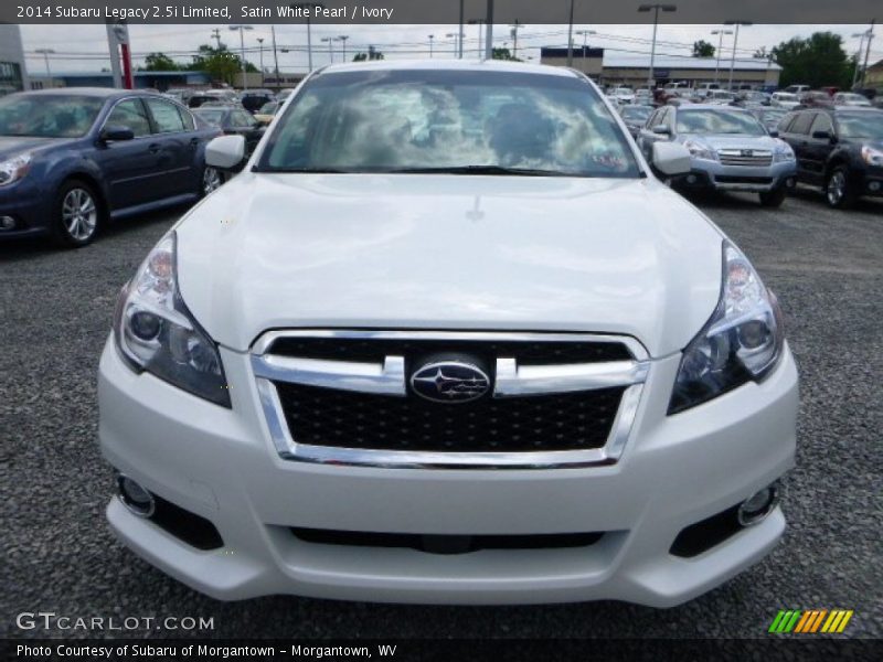 Satin White Pearl / Ivory 2014 Subaru Legacy 2.5i Limited
