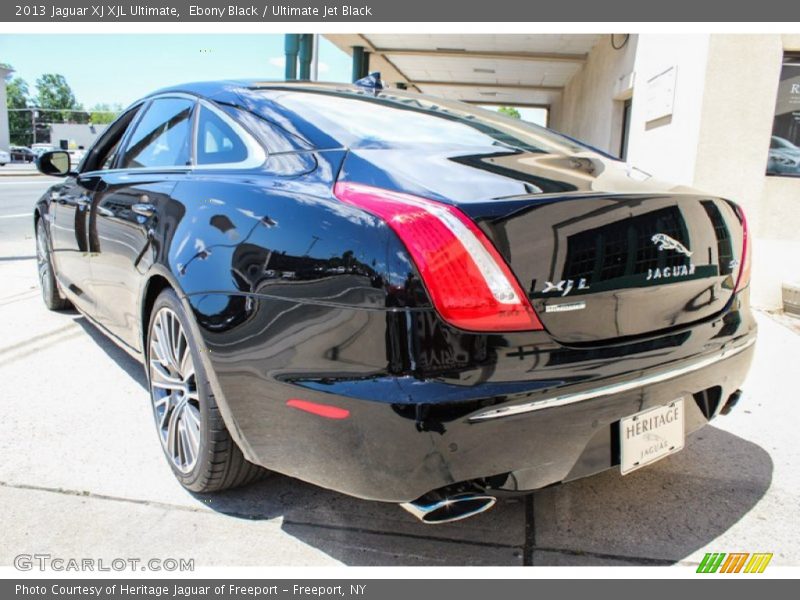 Ebony Black / Ultimate Jet Black 2013 Jaguar XJ XJL Ultimate