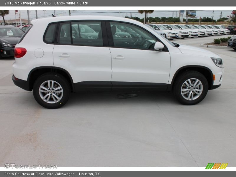 Candy White / Black 2013 Volkswagen Tiguan S