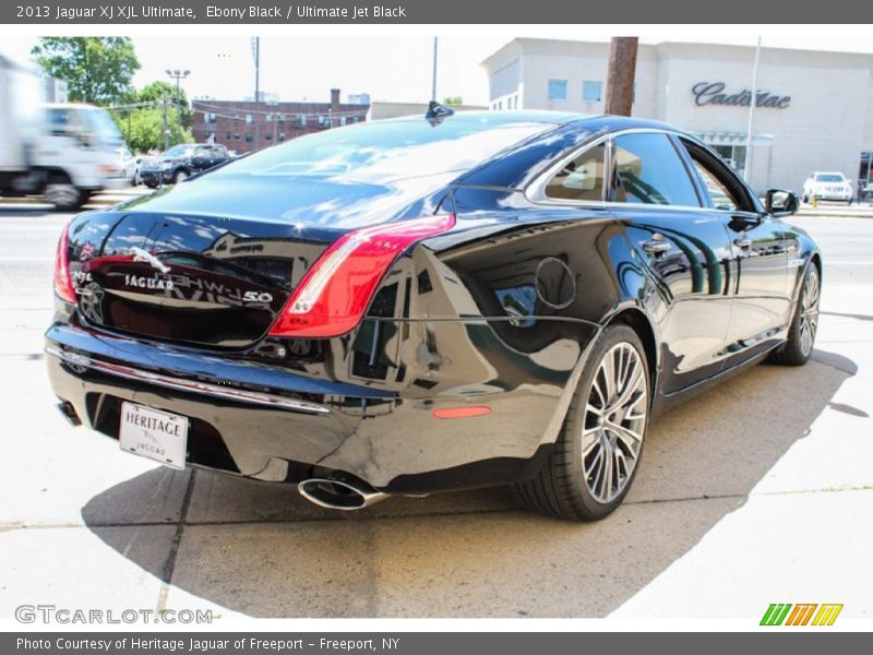 Ebony Black / Ultimate Jet Black 2013 Jaguar XJ XJL Ultimate