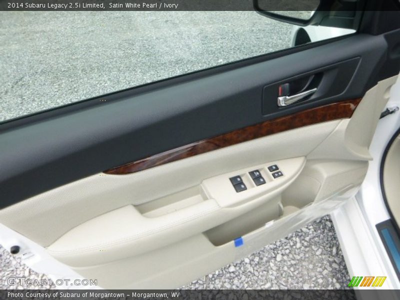 Satin White Pearl / Ivory 2014 Subaru Legacy 2.5i Limited