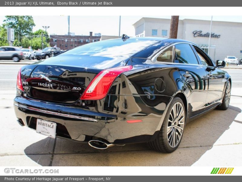 Ebony Black / Ultimate Jet Black 2013 Jaguar XJ XJL Ultimate