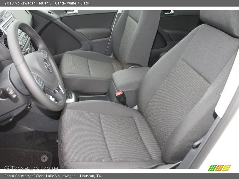 Candy White / Black 2013 Volkswagen Tiguan S