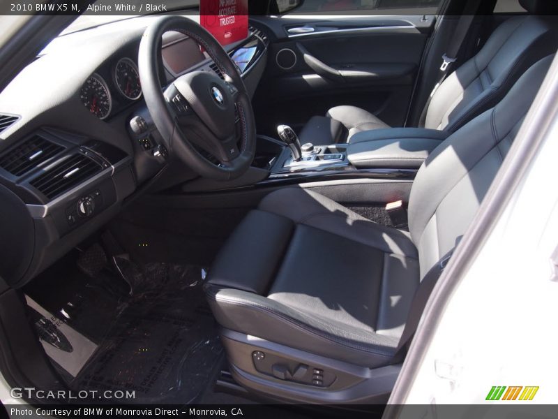 Alpine White / Black 2010 BMW X5 M