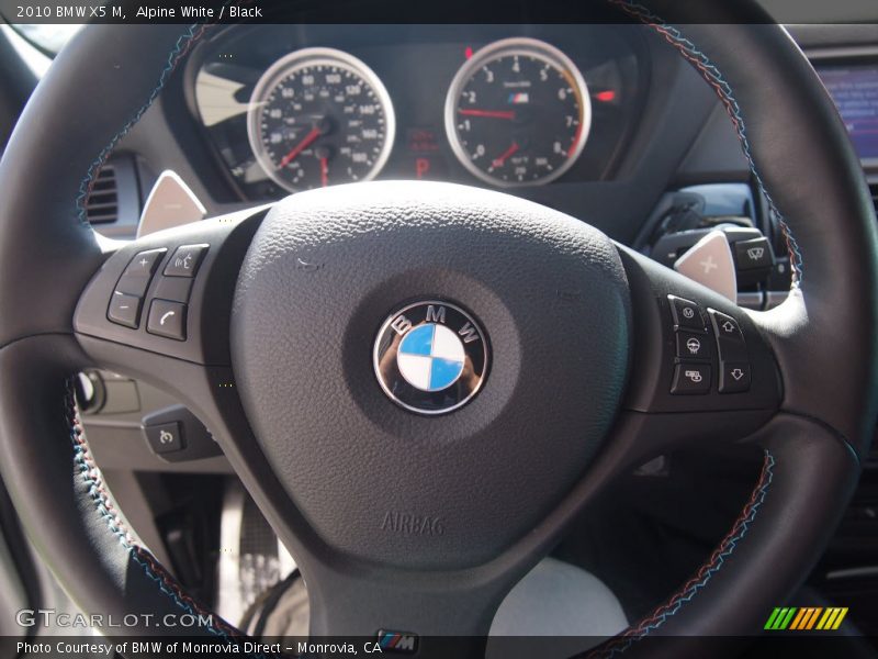 Alpine White / Black 2010 BMW X5 M