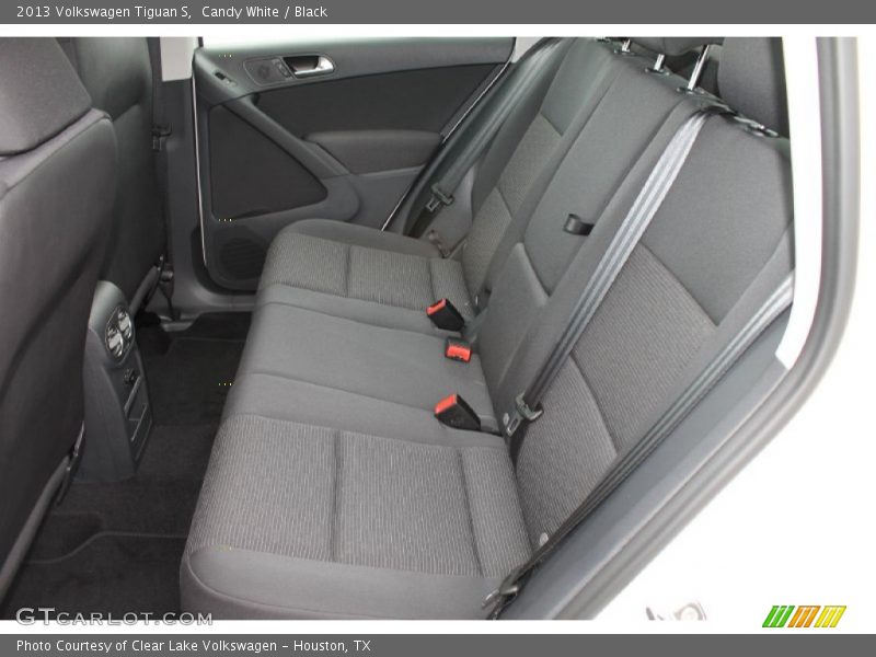 Candy White / Black 2013 Volkswagen Tiguan S