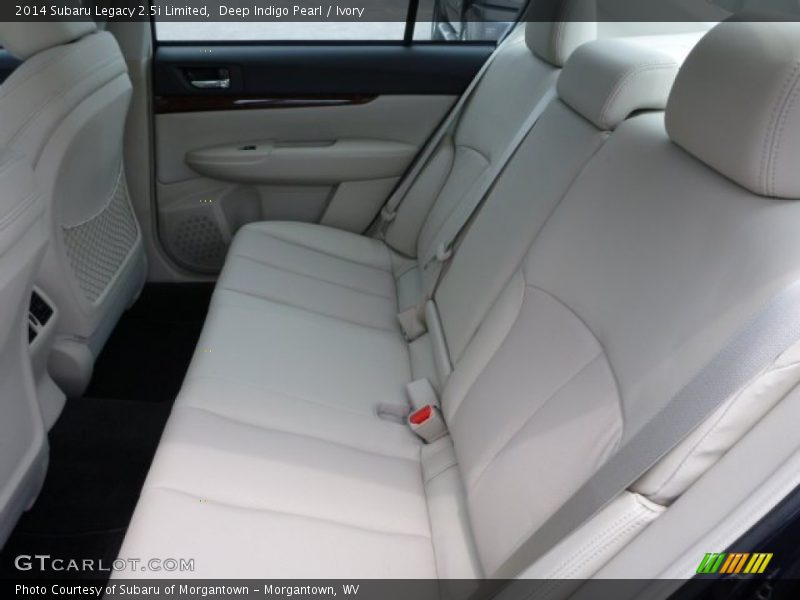 Rear Seat of 2014 Legacy 2.5i Limited