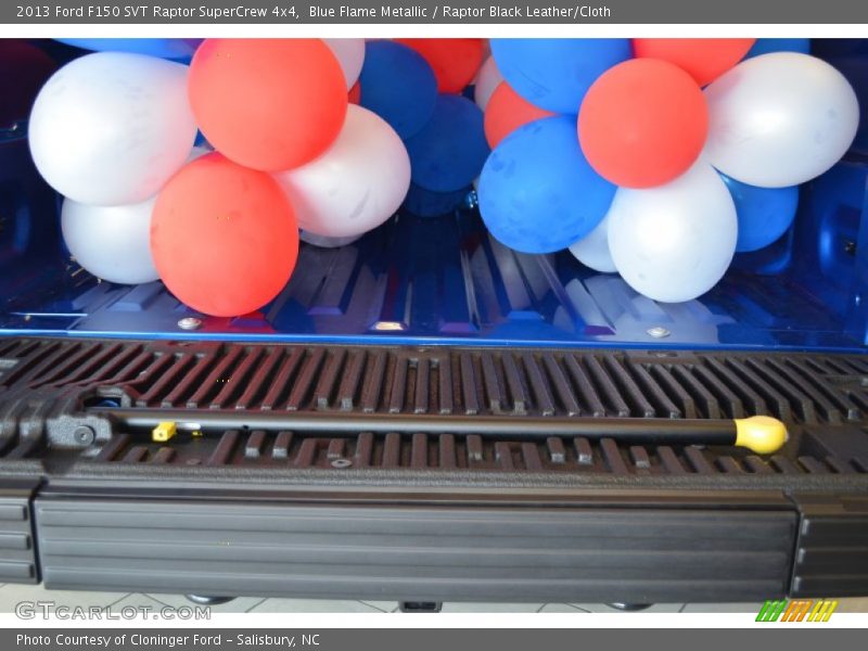 Blue Flame Metallic / Raptor Black Leather/Cloth 2013 Ford F150 SVT Raptor SuperCrew 4x4