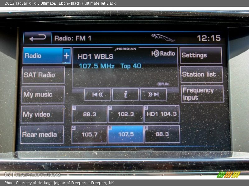 Audio System of 2013 XJ XJL Ultimate