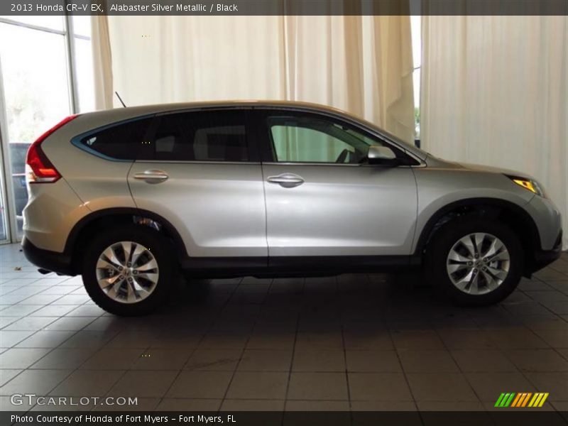 Alabaster Silver Metallic / Black 2013 Honda CR-V EX