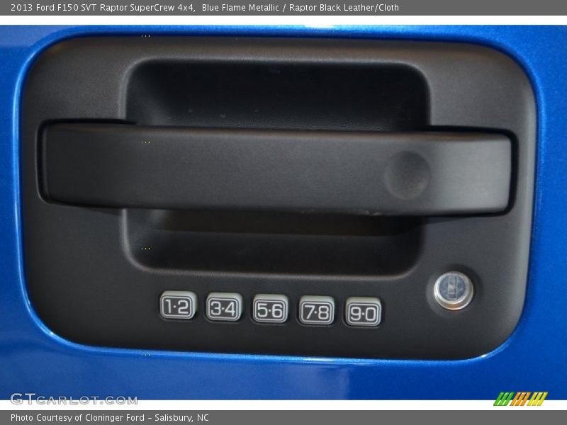 Blue Flame Metallic / Raptor Black Leather/Cloth 2013 Ford F150 SVT Raptor SuperCrew 4x4