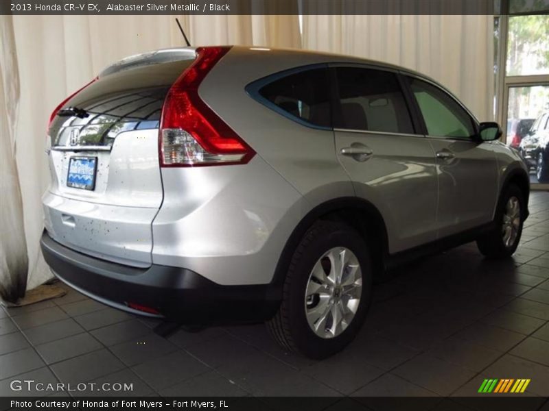 Alabaster Silver Metallic / Black 2013 Honda CR-V EX