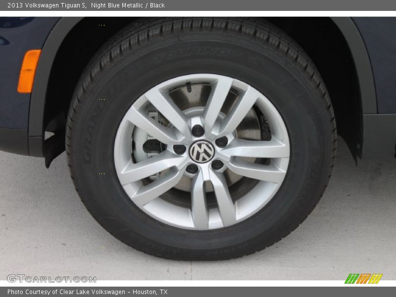 Night Blue Metallic / Black 2013 Volkswagen Tiguan S