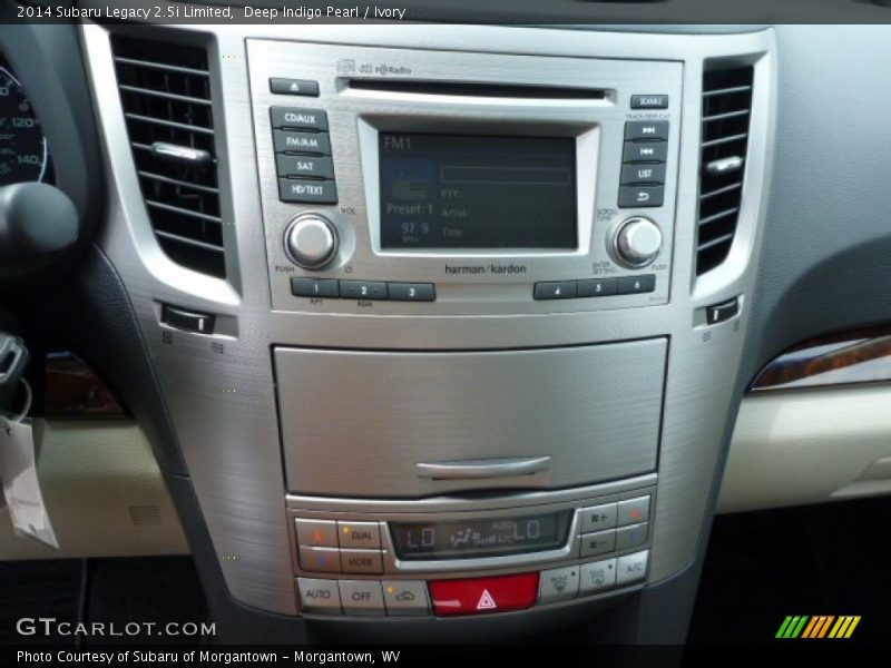 Controls of 2014 Legacy 2.5i Limited