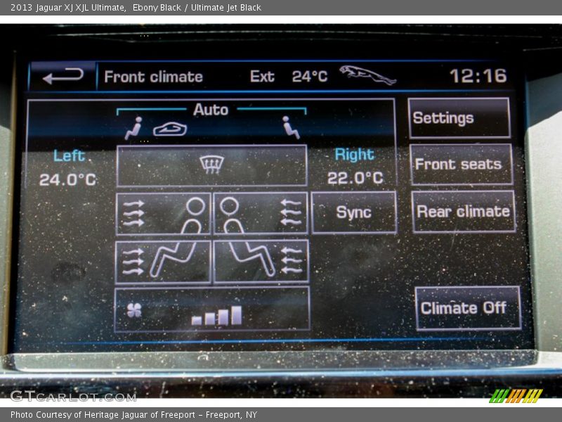 Controls of 2013 XJ XJL Ultimate