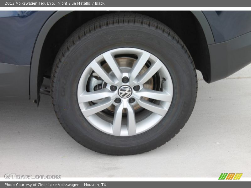 Night Blue Metallic / Black 2013 Volkswagen Tiguan S