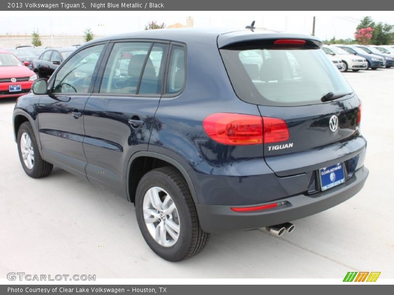 Night Blue Metallic / Black 2013 Volkswagen Tiguan S