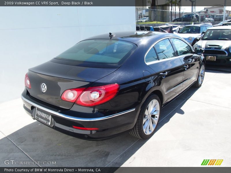 Deep Black / Black 2009 Volkswagen CC VR6 Sport