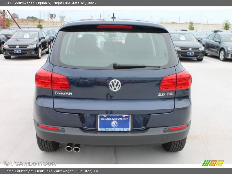 Night Blue Metallic / Black 2013 Volkswagen Tiguan S