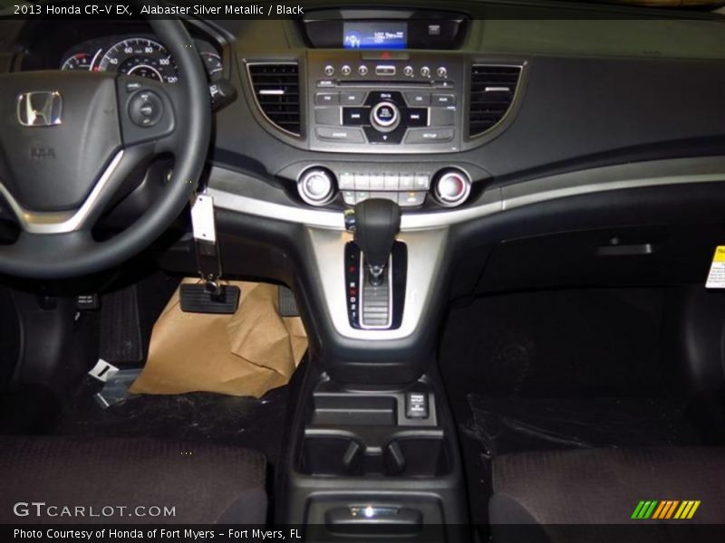 Alabaster Silver Metallic / Black 2013 Honda CR-V EX