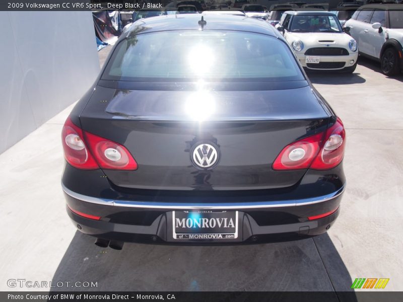 Deep Black / Black 2009 Volkswagen CC VR6 Sport