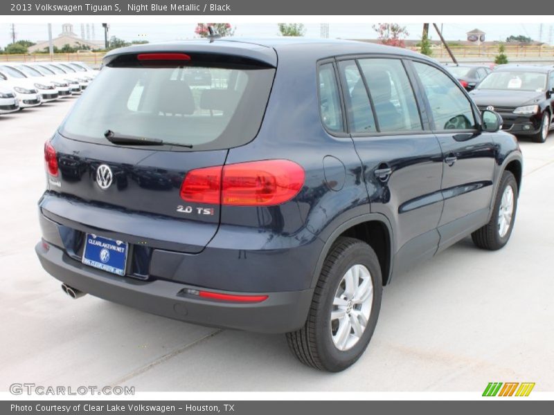 Night Blue Metallic / Black 2013 Volkswagen Tiguan S